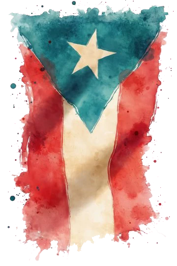 bandera acuarela