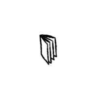 Animación que demuestra cómo doblar, cortar y formar un mini fanzine de ocho páginas